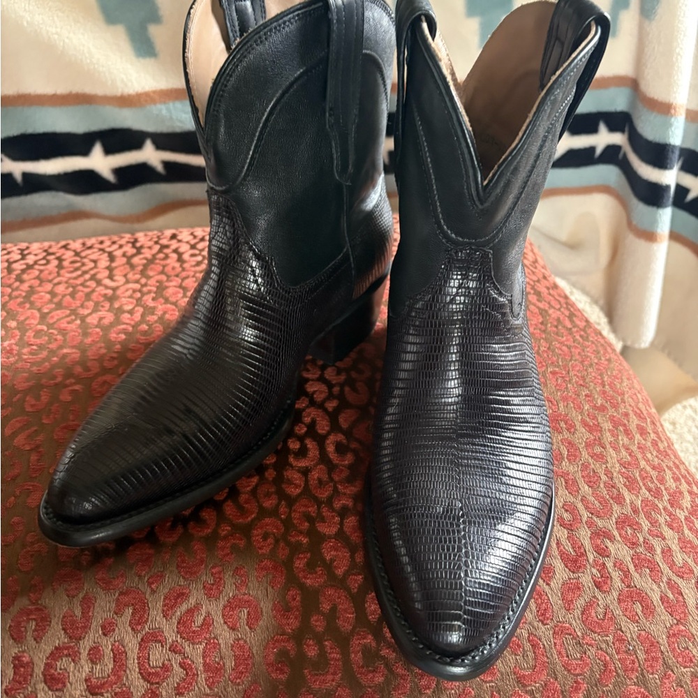 Tecovas Black Textured Boot women’s 7.5